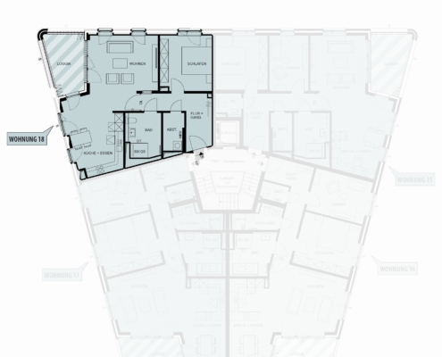 Wohnung 18 Grundriss