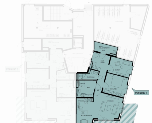 Wohnung 1 Grundriss