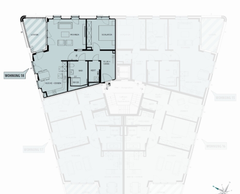 Wohnung 18 Grundriss