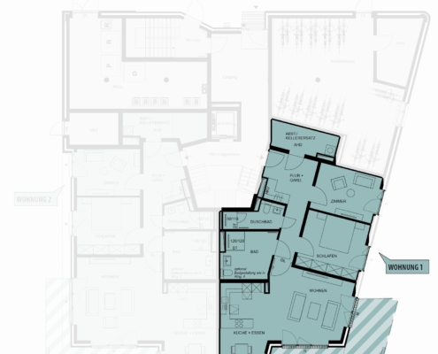 Wohnung 1 Grundriss