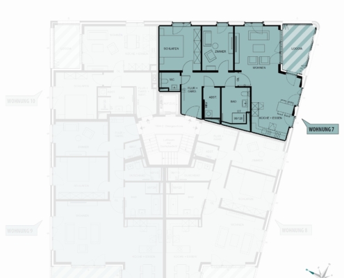 Wohnung 7 Grundriss